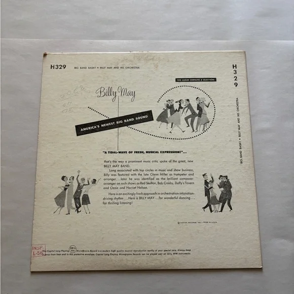 Billy May-"Big Band Bash"- Capitol Records1952 Vintage Album - Picture 2 of 4